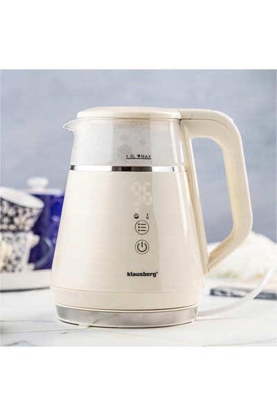 Klausberg Fierbător electric cu control al temperaturii, mic, 1.0L KB-7893