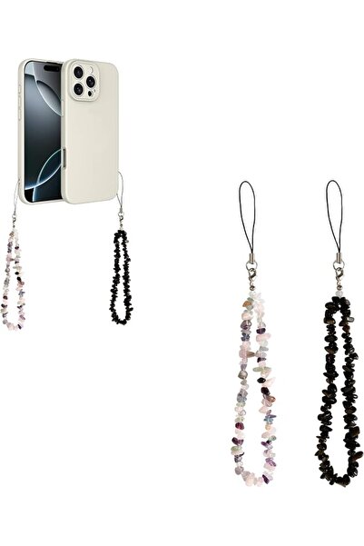 Generic 2 Pcs Phone Lanyard Wrist Strap with Charm Chain for Mobile Phone Air...