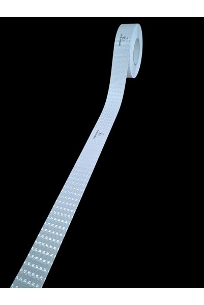 opersan Reflective Reflector Tape-White Reflective Tape-Tüv-Türk Approved-5 Meters-5 Cm-Reflective Reflector Strip