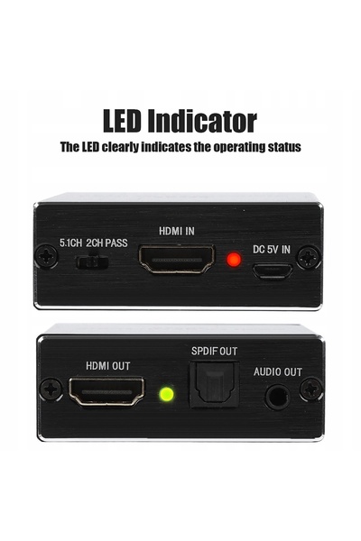 NO BRAND Extractor 4K 2K HDMI la HDMI Adaptor Convertor