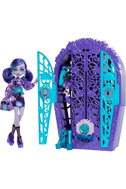 NO BRAND Lalka Fantasy cu un dulap și set de surprize cu accesorii la modă