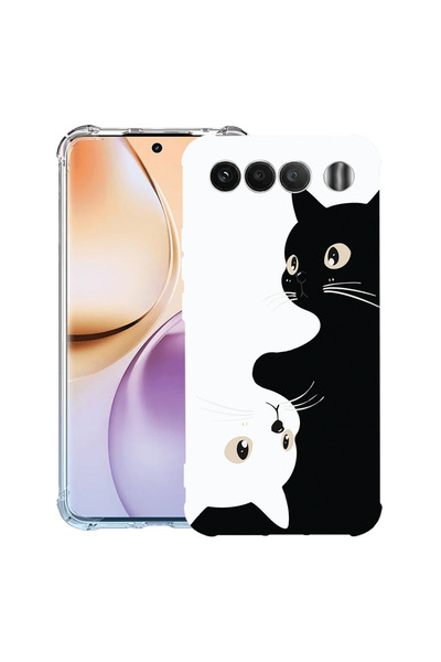 bestcase ® Husa Anti Shock Case For Realme 16, Black&White Cats, 3156793 AS 2017