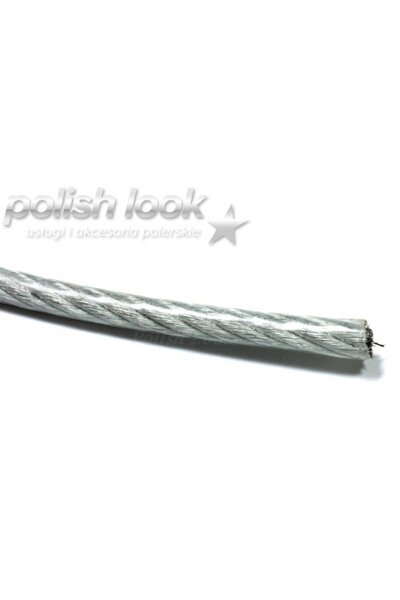 NO BRAND Sârmă de oțel în PVC 4mm rolă 200m
