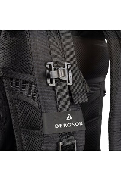 NO BRAND MARKOWY PLECAK BERGSON MOLDE 30L ODDYCHAJĄCY BLACK LIMITED EDITION