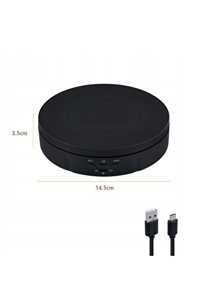 NO BRAND Platformă rotativă electrică 360 pentru fotografie, pentru ședințe f...