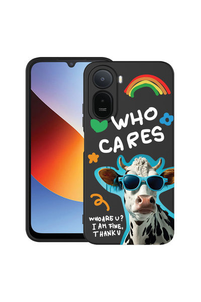 bestcase ®   Husă TPU Ultra Subțire pentru Xiaomi Redmi A7 Pro, Cool Cow - Wh...