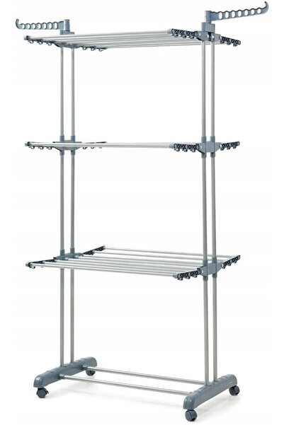 InnovaGoods Pionavasss Uscător de rufe pliabil cu roți, suprafață de 17 m, 40 kg