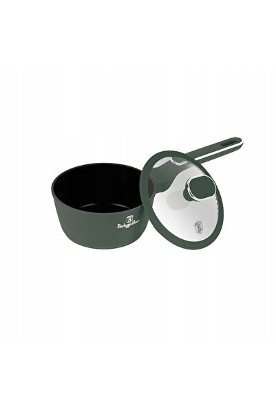 NO BRAND Vas Rondel cu capac 16cm, Berlingerhaus Bh-8155 Verde mat