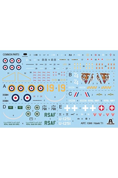 NO BRAND Italeri 1396 avion BAE Hawk T1 model de lipit 1/72