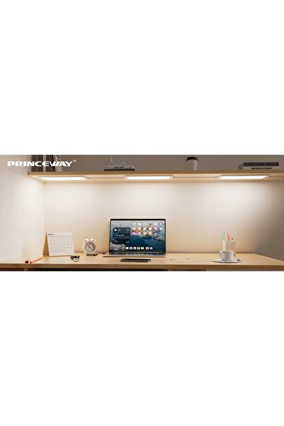 NO BRAND Lumină LED sub dulap pentru bucătărie, reglabilă, cu senzor de mișca...