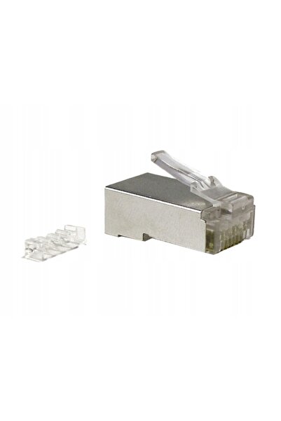 NO BRAND A-Lan Mufă RJ45 Cat.6 STP Alantec Argintiu 100 buc.