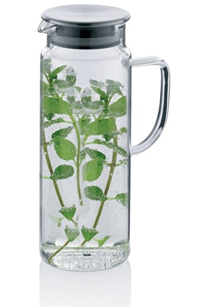 NO BRAND Carafa de sticlă, dimensiune medie 8.5X23, 1.0 L