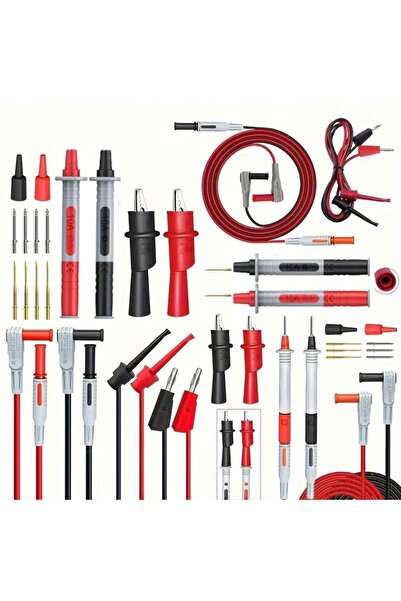 NO BRAND Set 18 în 1 de sonde și vârfuri de testare pentru multimetru + pense...