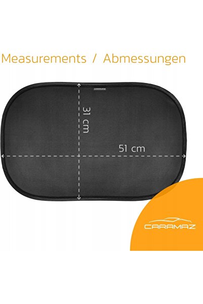 NO BRAND 2 bucăți Parasolar auto pentru parbriz 51x31 cm