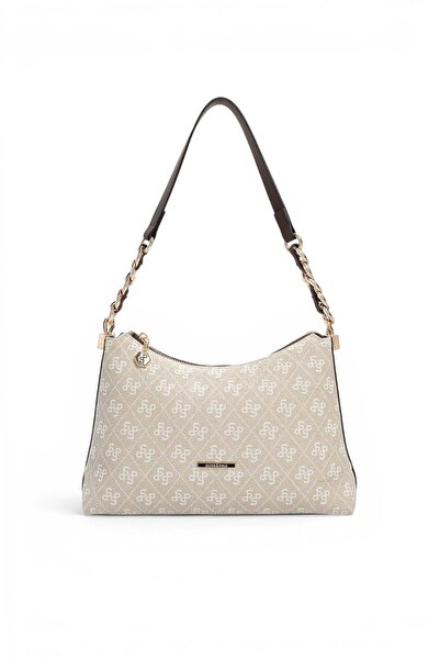 Silver Polo حقيبة كتف نسائية من Stone - Brown Monogram SP1290