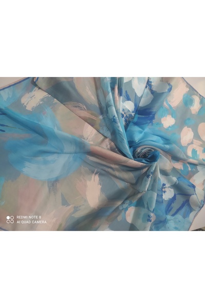 SILKHOME EŞARP Silkhome Cotton Organic Soft Scarf Non-Slip Does Not Wrinkle C...