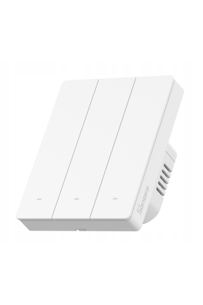 Sonoff Comutator WIFI M5-3C pentru casă inteligentă Google Alexa, 3 canale, M...