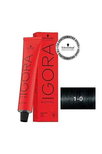 Schwarzkopf Επαγγελματικό Ιγκόρα Ρόγιαλ 1-0 Μαύρο 60ml