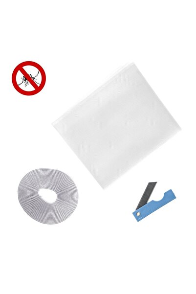 OEM Plasă anti-țânțari pentru fereastră, model anti-țânțari, cu cutter, alb, ...