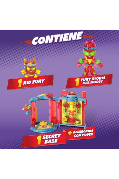 NO BRAND Set de figurine Secret Base Fury Storm cu accesorii pentru copii