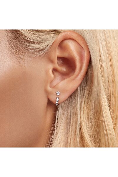 NO BRAND Cercei de argint 925 cu zirconiu Meteor, Trusky