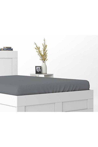 NO BRAND Cearșaf de pat din satin pur cu elastic, de înaltă calitate, 140x200...