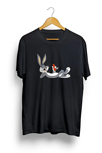 H&GHAMLEGİYİM Μπλουζάκι Unisex Bugs Bunny Printed Oversize