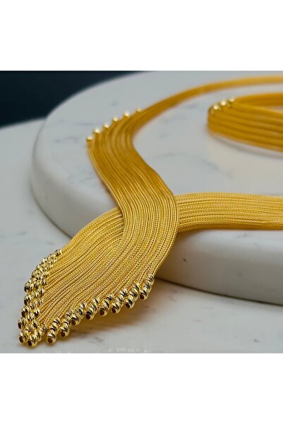 Adel Gold 14 Ayar Altın İtalyan Çapraz Hasır Örgü Bileklik 6.16 Gr