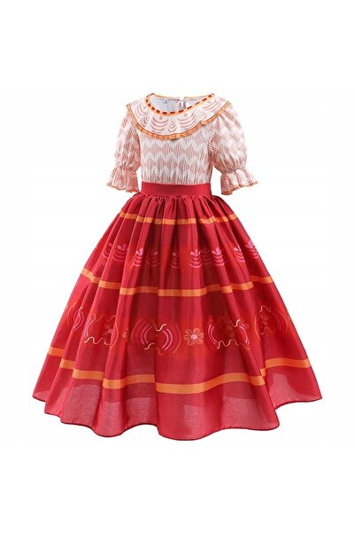 NO BRAND Costum Encanto Dolores Madrigal Bal Carnaval 122/128