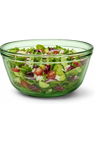 Anchor Hocking 3.8L Mixing Bowl Transparent Glass Bowl for Family Salads, Bak...