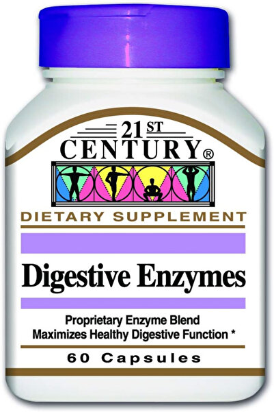21st Century Digestive Enzyme - 60 Capsules