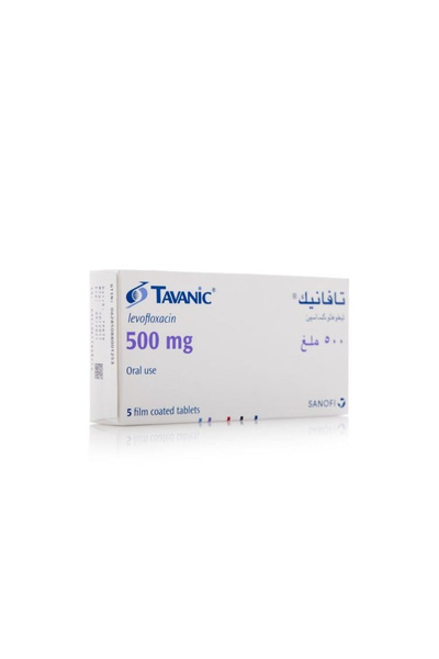 Generic Brand Tavanic Used for Bacterial Infections, 500Mg, 5 Tablets