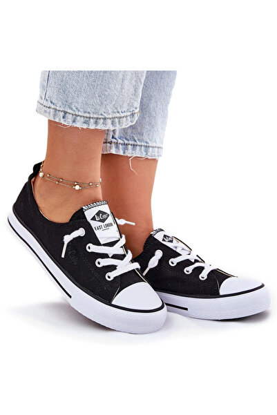 Lee Cooper Adidași de damă din material textil LCW-25-02-3299L Negru 38