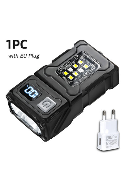 Choice1 مصباح يدوي LED قابل لإعادة الشحن عبر USB صغير الحجم من XIWANGFIRE مع ...