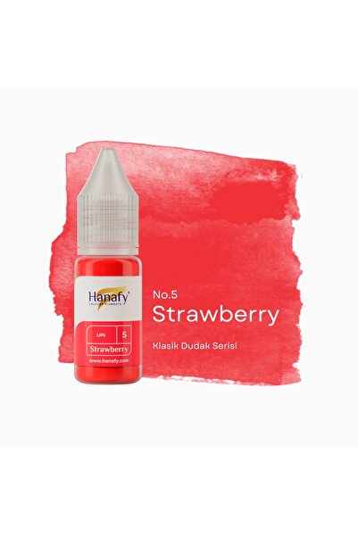HANAFY Strawberry No5 Kalıcı Makyaj Pigmenti Dudak - 10ml