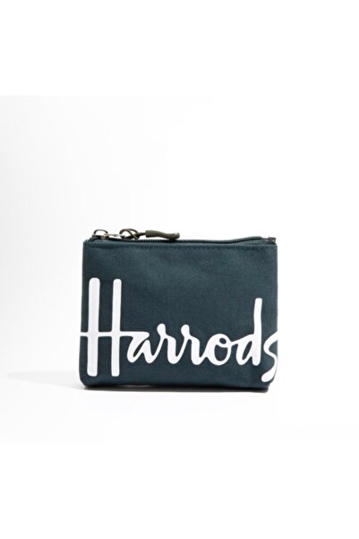 Harrods حقيبة جيب صغيرة بسحاب - مصنوعة من القماش بجودة عالية - لون زيتي- بشعا...