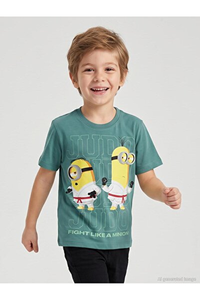 Minions 2-9 Years Old Boys' T-Shirt - Green