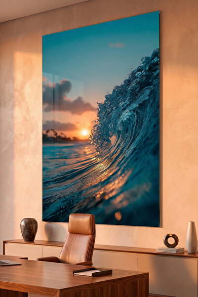 ARTAGE Glass Table Wall Decoration (Unbreakable) - Home Office Decorative Ite...