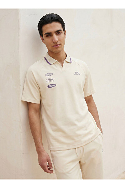 Kappa 2 Way Stretch Johnny Collar Polo T-shirt