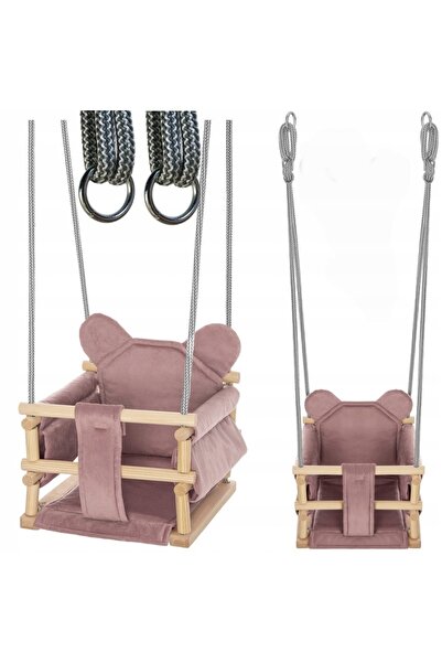 Leopard Leagăn tip găleată VELVET Inele metalice + reglaj MILD BEAR + CÂRLIGE...