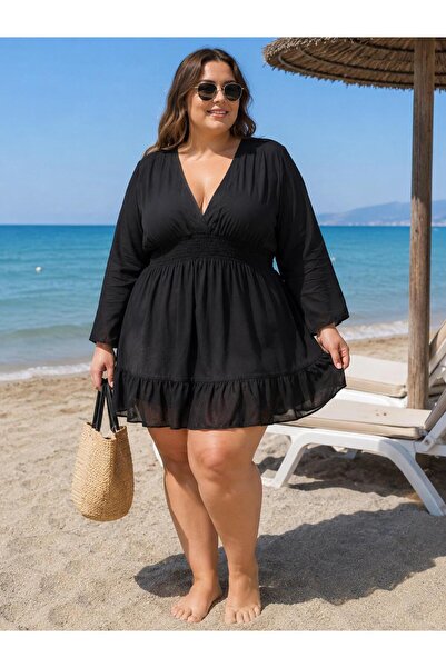 Malven Plus Size Beach Dress