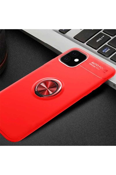 Ahlttiba Silicone Ravel Cover With Rotatable Ring Stand For Iphone 11 Compati...