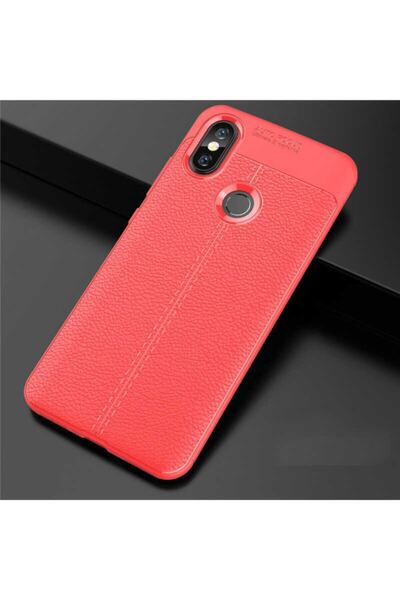 Ummeslem غطاء حماية فائق من الجلد ذو مظهر سيليكون متوافق مع هاتف Xiaomi Mi A2...