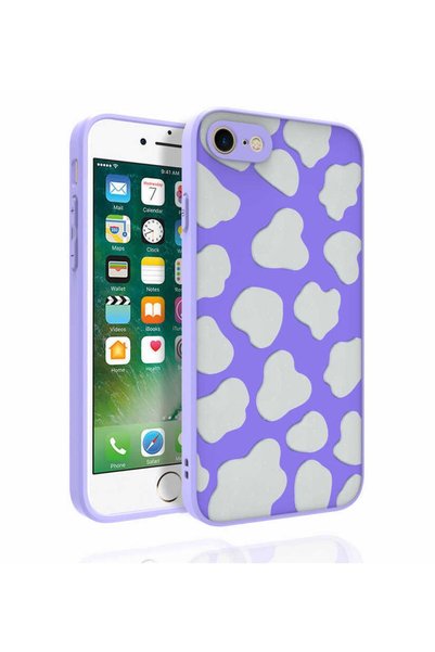 Ahlttiba حافظة متوافقة مع هاتف Iphone Se 2022، غطاء نورا لامع مع حماية للكاميرا