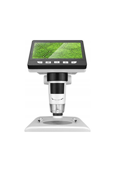 Lamex Microscop digital LCD cu zoom 1000x Full HD 1080p, 8 lumini LED, ecran ...
