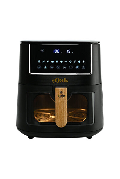 Estia Home Art ESTIA ΦΡΙΤΕΖΑ ΑΕΡΟΣ OAK 1650w 7.2lt ME ΨΗΦΙΑΚΗ ΟΘΟΝΗ & 11 ΠΡΟΓ...