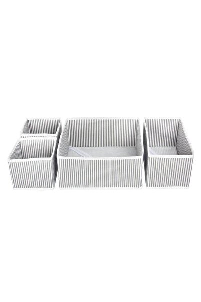 Empressco Set de 4 cutii organizatoare multifuncționale pentru dulap și sertar