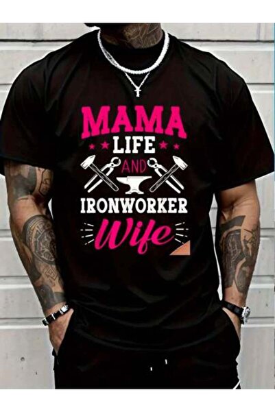 799 100% Cotton Mama Life And Ironworker Wife - Funny Gift Ironworkers Women'...