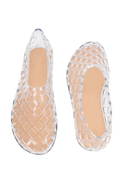 OZYO Ducie London Transparent Ballet Flats