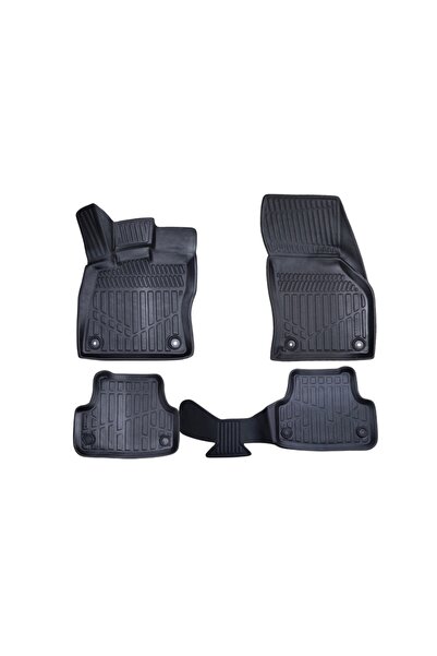 DELUXETUNING Set covorase auto cauciuc VW GOLF 7 VII 2012-2020, forma tavita 3D